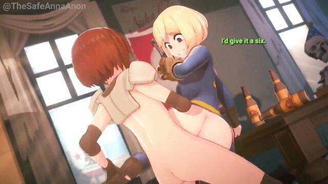 blowjob, thesafeannaanon, annaanon - fallout season 1 hentai