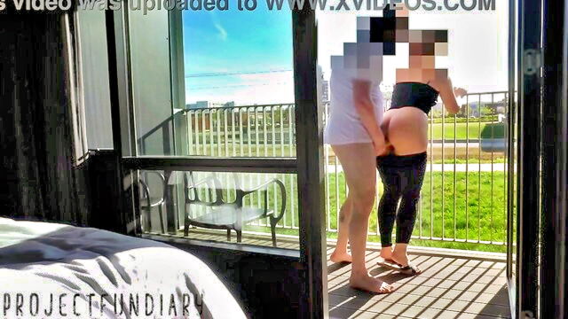 projectfundiary - public balcony fuck view