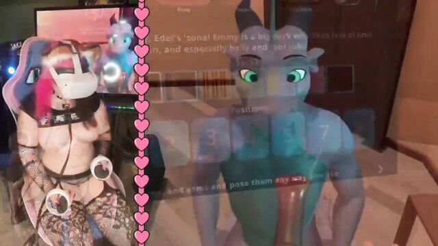 furry hentai, furry, yiff - furry vr game lewd play yiff