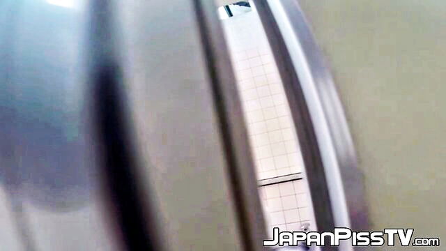 public toilet piss catching