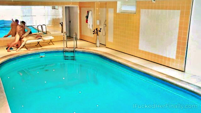 sunny honey - poolside teen action with sunny honey