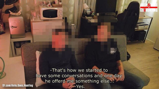 AntoGoesHunting - accidental wank threesome