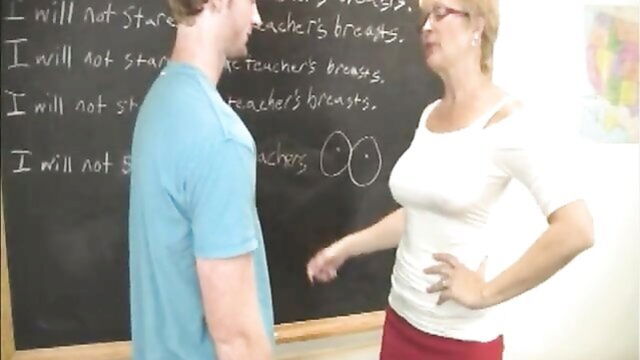 mature, big cock, granny - handjob teacher top reach