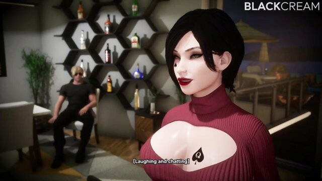interracial, ada wong, blackcream - ada Wong BBC creampie