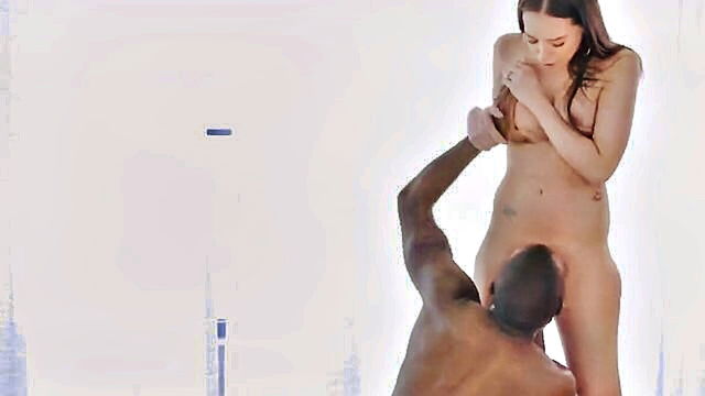 anal, amateur, asian - interracial couple enjoys a hardcore session with a third partner