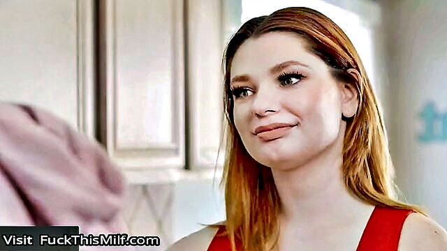 Annabel Redd - busty redheaded vlogger annabel redd gives a blowjob and rides her roommates substantial member