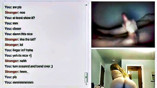 masturbation stripping omegle, sex, omegle - chaturbate broadcast of omegle encounter