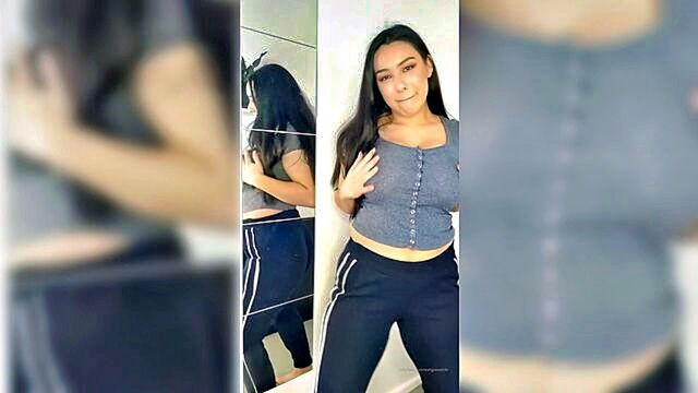 asian, big tits, amateur - sultry leah undresses sensually