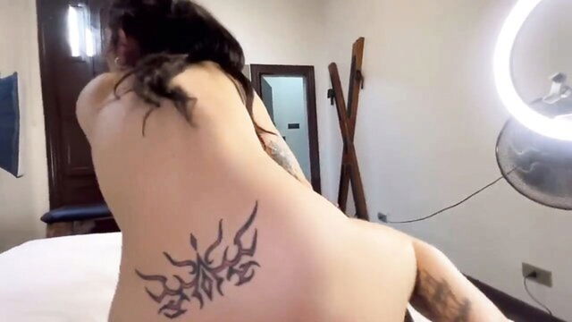 big tits, big ass, big dick - spic babe interracial sex