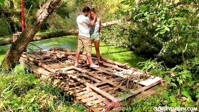 outdoor pussy fuck with cumshot