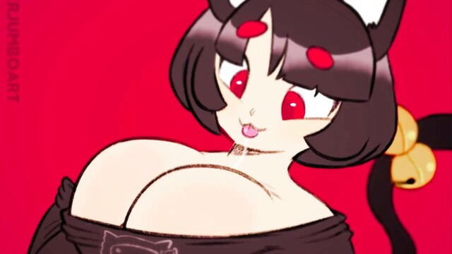 toungue out, older female, instant loss - yamashiro striptease art