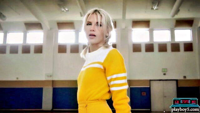 milf porn, hot milf, milf - petite cheerleader stripping scene