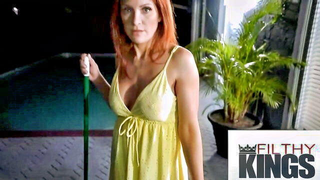 british, redhead, big tits - intense passion with hot milf
