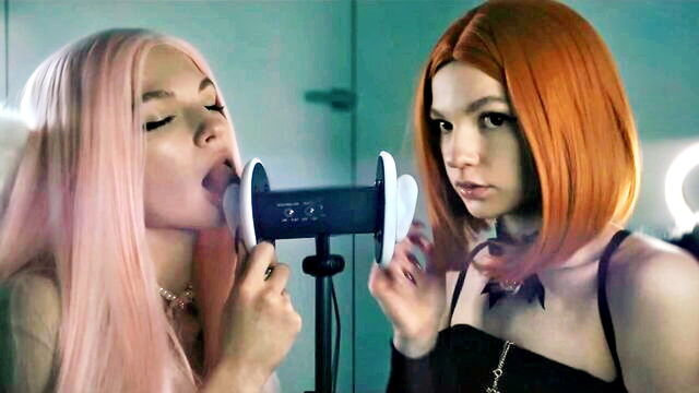 behind the scene (bts), asmr, babe - asmr twins soly sex
