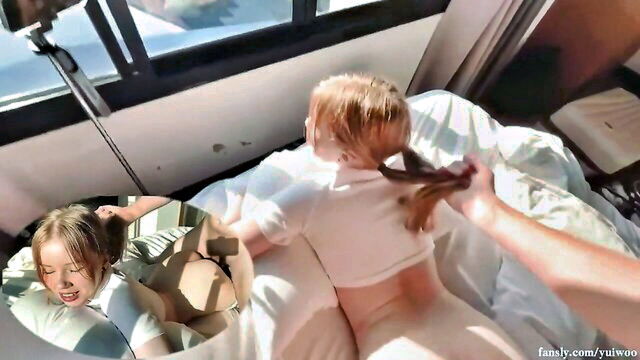 by step, woken up, up by - stepson woken up cock