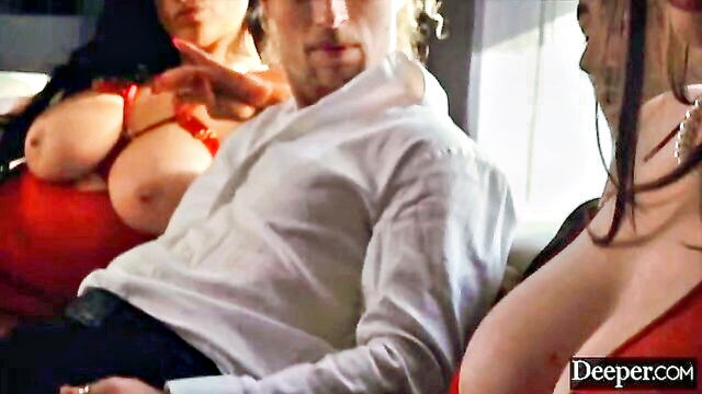 blowjobs with big tits, big tits, big boobs porn - deep deeper husband swap monday