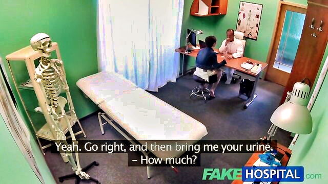 australian, clinic, big tits - doctor sex with hot aussie tourist