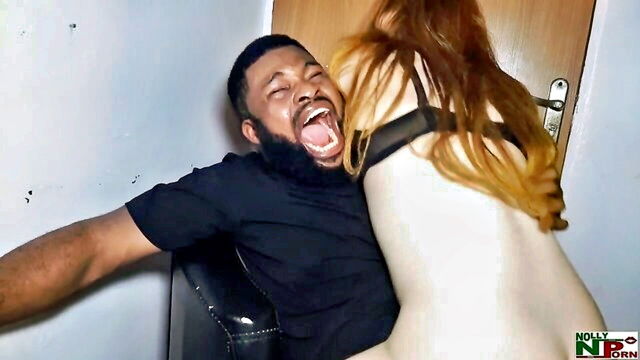 amateur, ebony, hardcore - krissyjohs big black cock scene