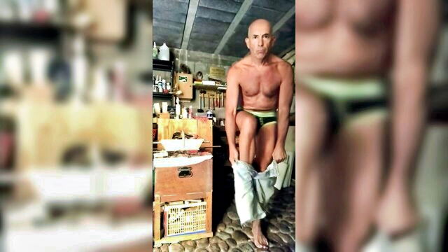 gay solo, object insertion, gay cum eating - turnevis gay ass jamming