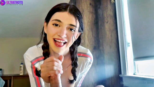 amira brie - amira brie morning blowjob