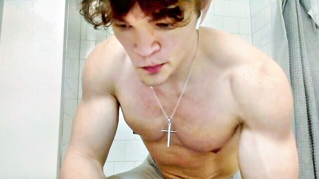 record private, male webcam, tylerhero23 - gay police stroking shoes