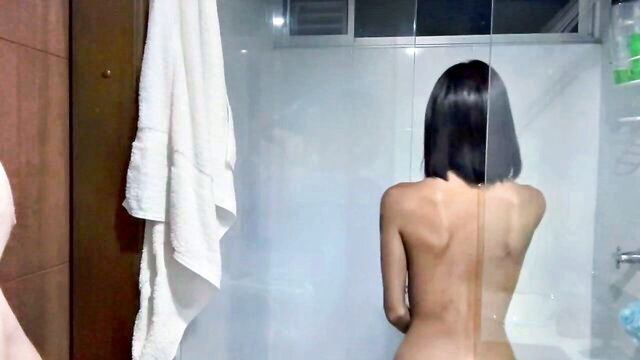 ass, interracial, brunette - behind the scenes samy stardust