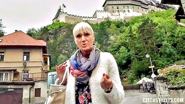 Daniela - natural body mature enjoys public pov sex on czechstreets Czech Streets