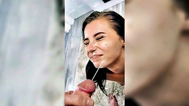 interracial, amateur, blowjob - a compilation of 15 intense facial finishes