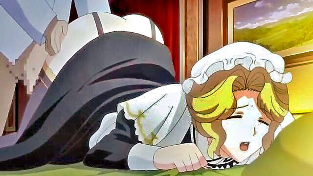 Maria - maria the victorian maid serves her master with a sensual blowjob and milf charm