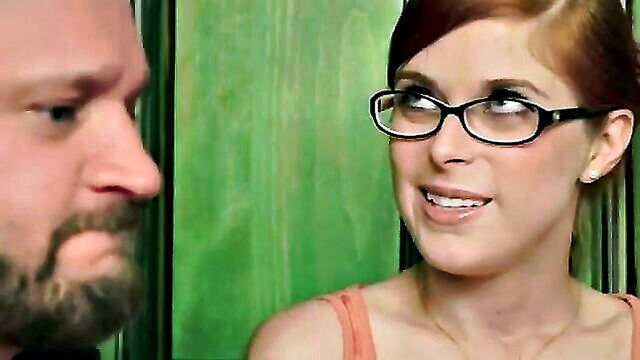 Alec Knight - blonde stepdaughter learns about anal sex with glasses on