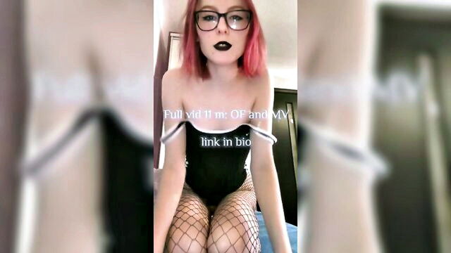 solo girl, cei, joi - first time cum eating