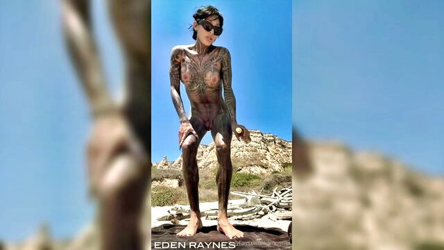 Eden Raynes - edan raynes outdoor jerking