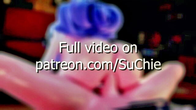 dragon dildo, clemetine, fingerless gloves - vivian animation moaning