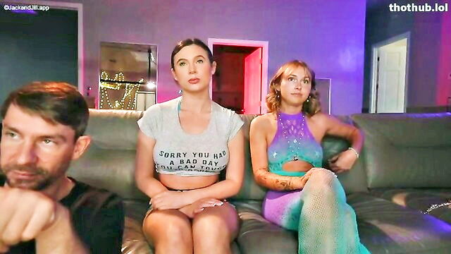 jackandjill - tay and claire strip show