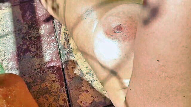 blonde mature outdoor sex