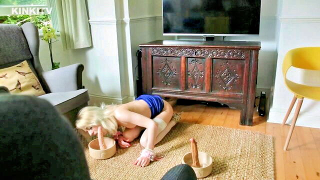 humiliation, pet play, kinkitv - april gets trained to be a slut