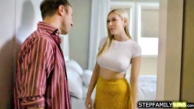 stepbro facefucked by sexy MILF