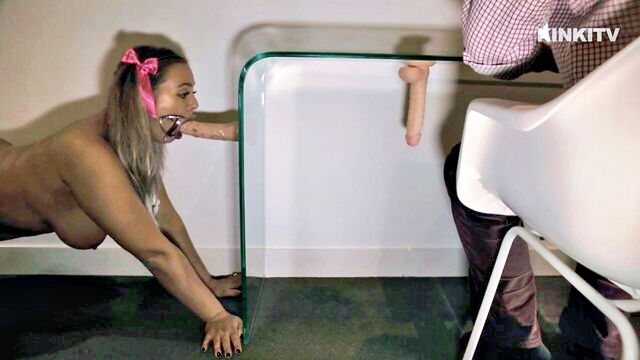 slave, kinkitv, pet play - work pet play