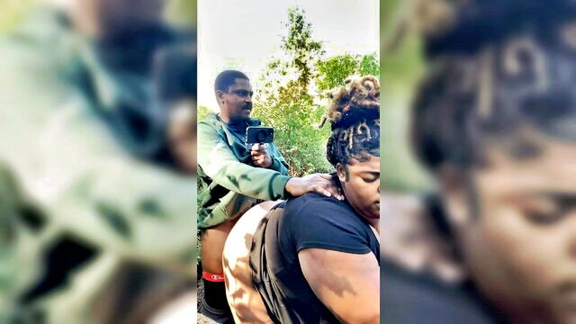 amateur, big cock, bbw - spouse love pounding in nature