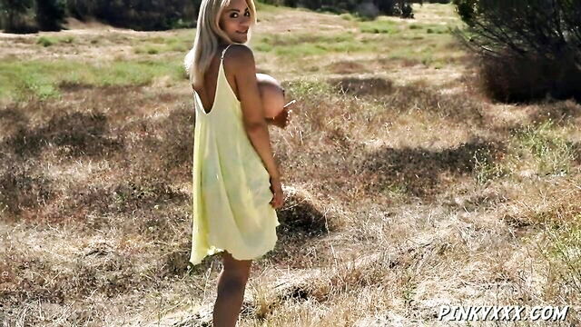 big tits, outdoor, blonde - big tits fetish