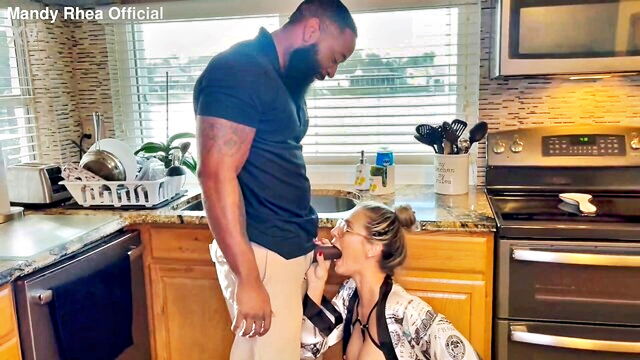 mandy rhea - plumber fucks hotwife interracial