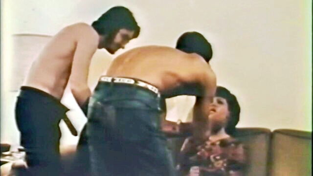 unknown, hairy pussy, vintage - lip service group sex