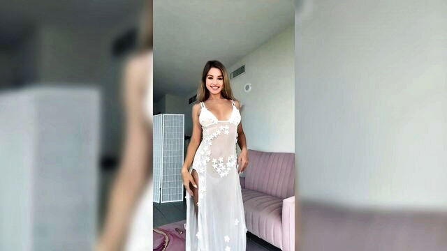 valentina victoria transparent dress