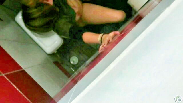 babe, saucy, pussy - babe get banged in public toilet