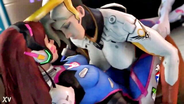 overwatch, big tits, futa - overwatch 3d big tits sex