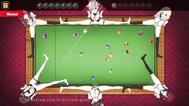 arcade, anime, adult - billiard girls hentai