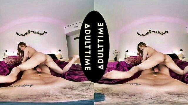 long hair, virtual reality, pov - cute girls trimmed pussy vr