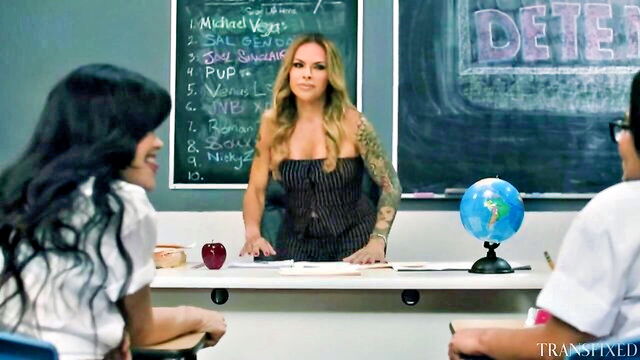 shemale on female, hardcore, oral - detention tension adulttime