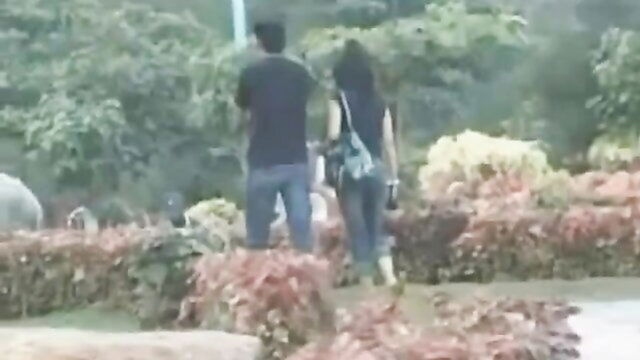 in park, indian porn videos, getting naughty - indian couple in park sex