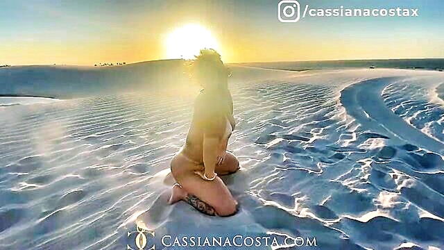 cassiana costa - paradise beach threesome
